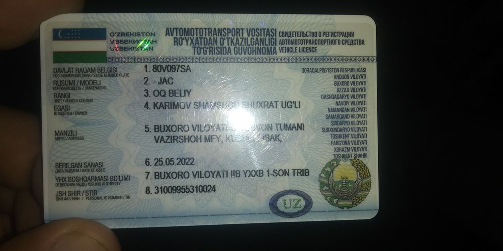 Юк фургон сотилади