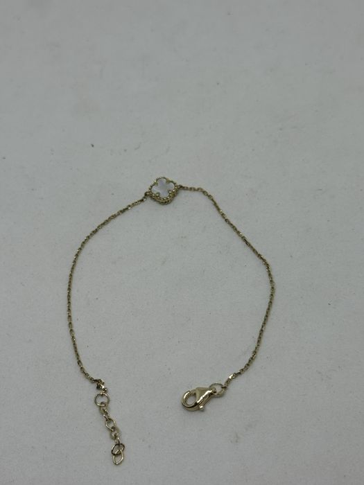 златна дамска гривна van cleef 1.23гр 14к 585