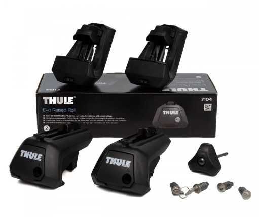 Thule Raised Rail Evo foot 4-pack black cod: 710410