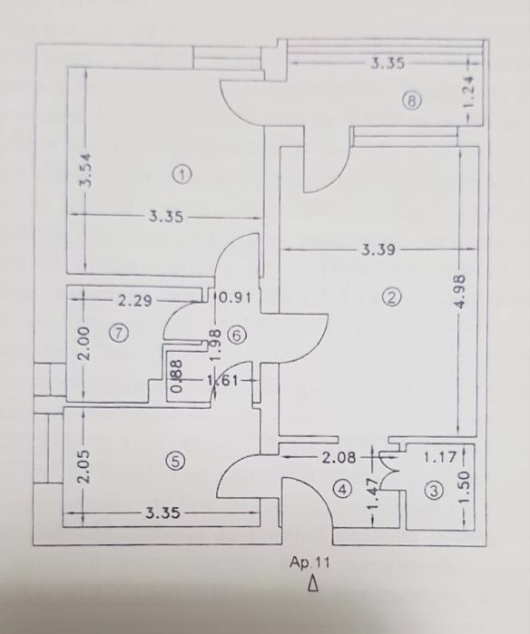 Proprietar- vand apartament 2 camere CONSTANTA langa City Park Mall