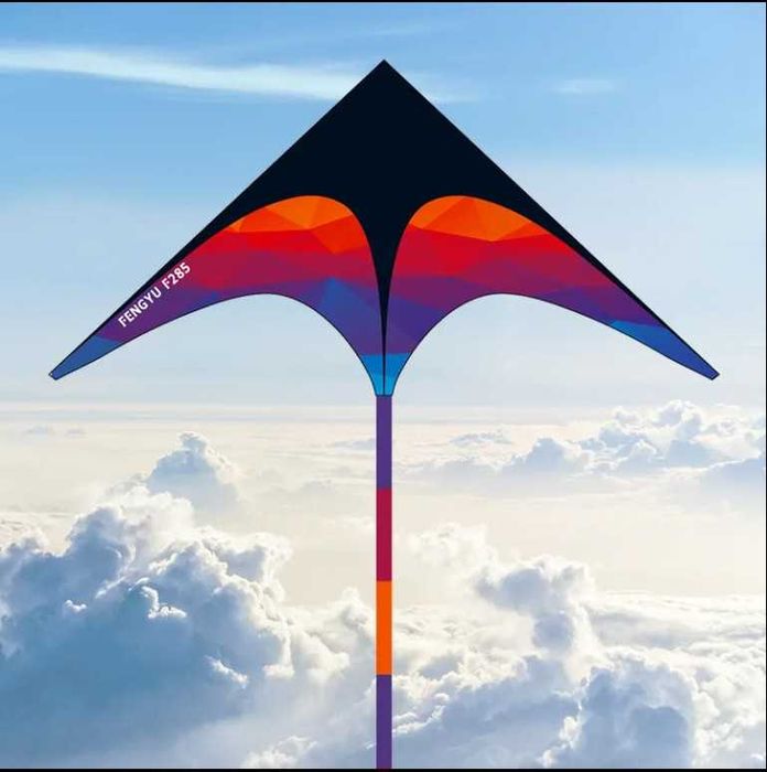 Воздушный змей (Varrak, Варрак) «Sky Ray» 1,8 м с катушкой (4 дизайна)