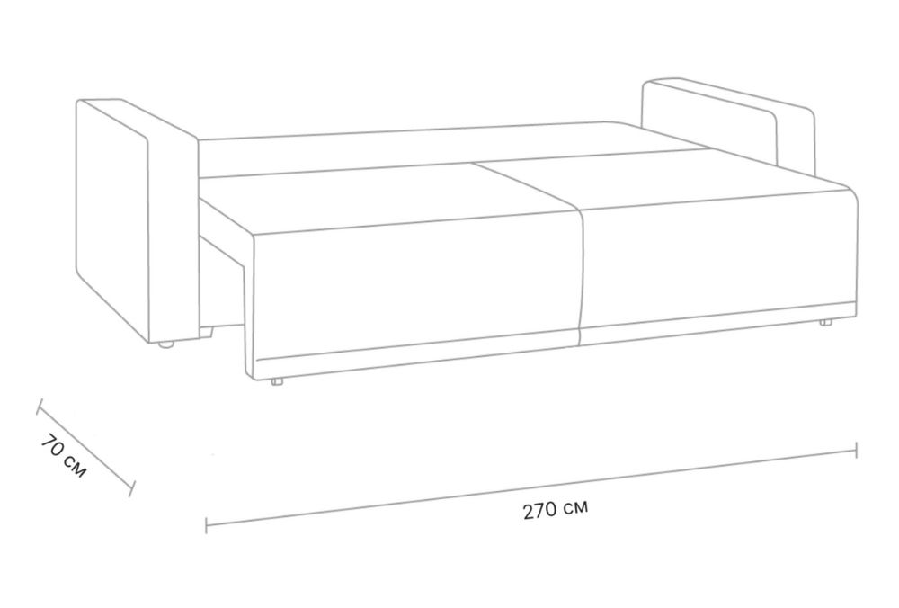 Диван кровать, микровелюр
