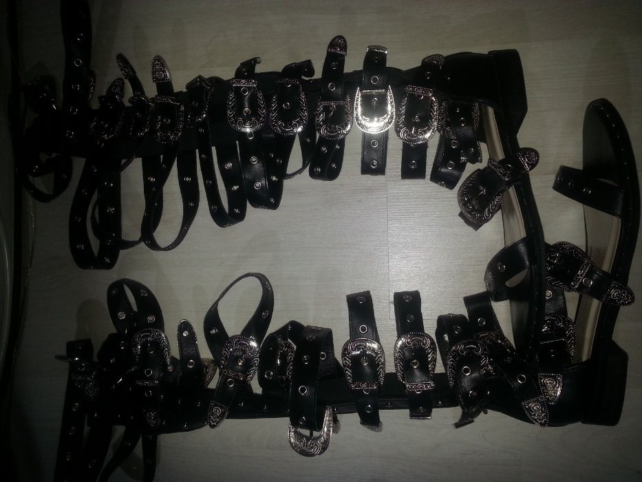 Sandale romane,negre