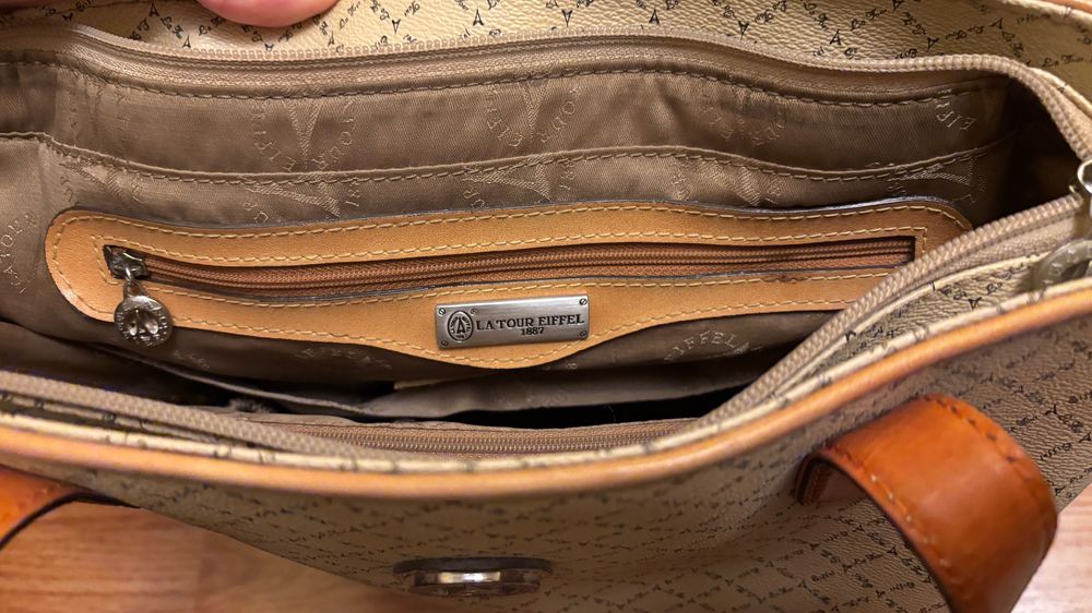 Geanta Piele Naturala La Tour Eiffel