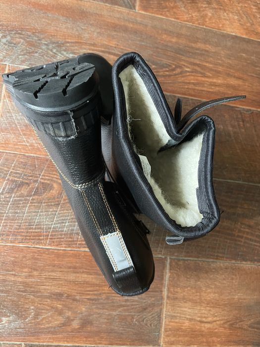 Сапоги кирзовые кожаные