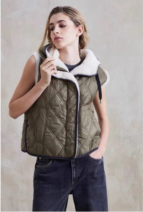 Vesta 2 fete Brunello Cucinneli blana oaie noua