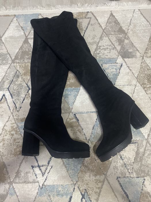 Зимние сапоги ботфорты