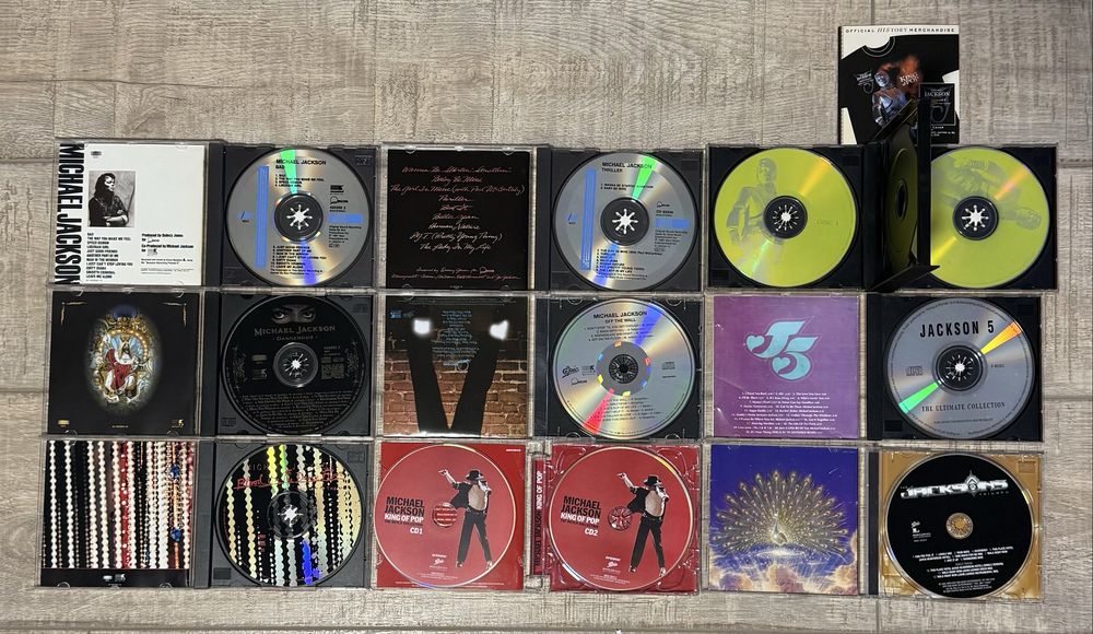 Pachet 15 cd-uri Michael Jackson/Rebbie Jackson/La Toya Jackson/Janet