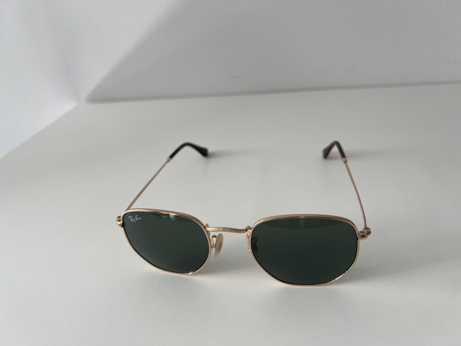 Ochelari RAY BAN, hexagonali, verzi