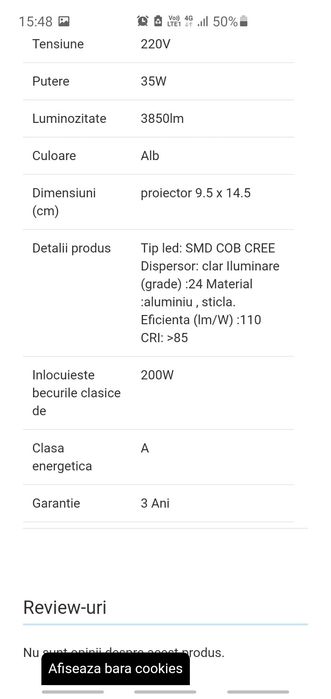 Set Proiectoare LED 30 w pe sina Iluminare Magazin/Frizerie/Cafenea