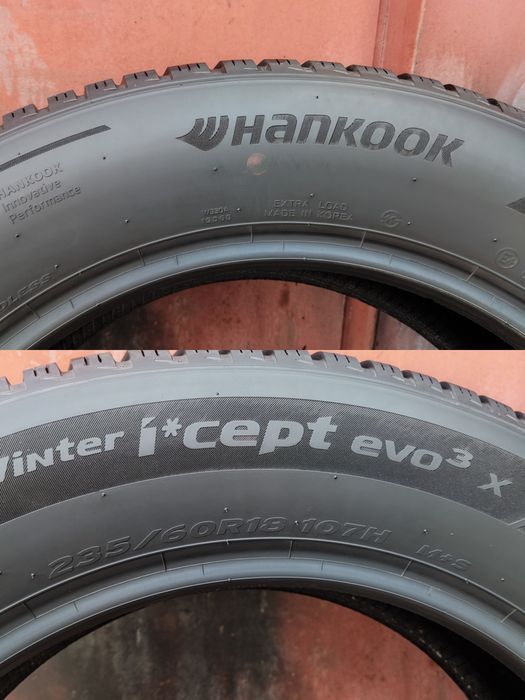 4броя зимни гуми 235/60/18 HANKOOK Winter i*cept Evo 3
dot24