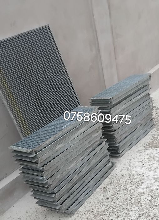 Trepte și grilaje zincate 120x28