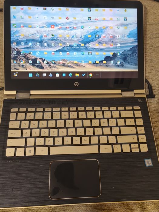 HP Pavilion x360 13.3" Touch – Златен Хибрид (Лаптоп и Таблет) | Смененo Бързо 512GB SSD Обслужен