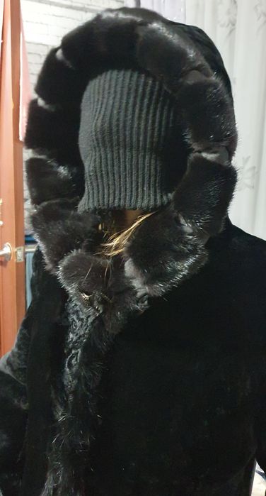 Шуба мутон норка