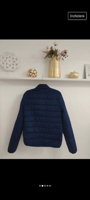 Geaca dama ,indigo ,bleumarin ,xs