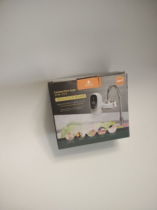 Boiler electric cu aplicare pe un robinet normal