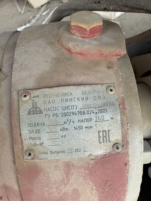Насос ЦНС (Г) новый
