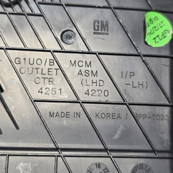 Grila ventilatie centru stângă Opel Mokka X