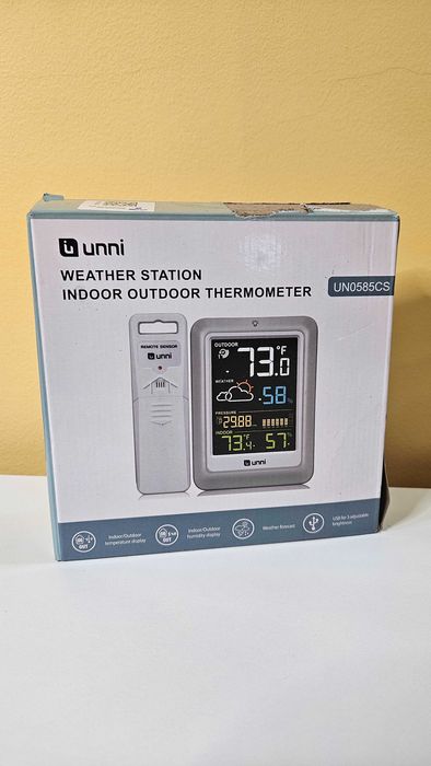 Метеорологична станция,цифров термометър за вътрешна и външна употреба