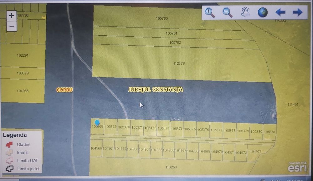 Particular 2 loturi  Corbu,Constanța cu vedere la mare posibil si rate