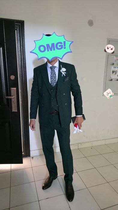 Двубортный костюм, peter bento.