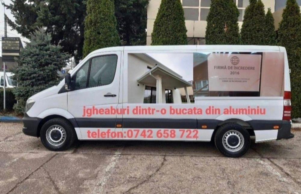 Jgheaburi dintr-o bucata fără îmbinări din aluminiu gri antracit maro