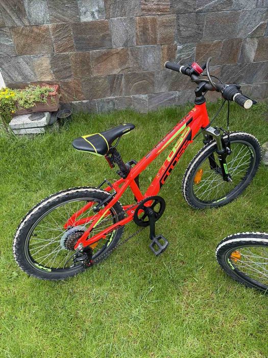 2 бр. Детски алуминиеви велосипеди Cross Speedster 20" – Като нови!