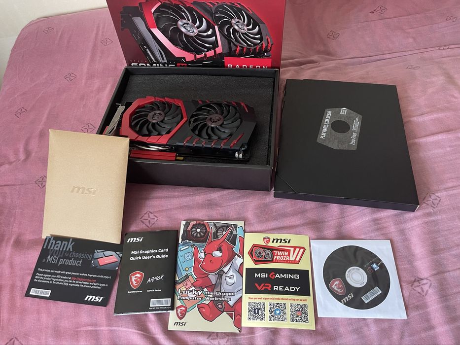 MSI Radeon RX 580 GAMING X 8GB GDDR5 | Full Box | Funcționează perfect | Negociabil