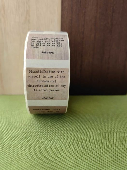 Стикери Thank you, Handmade with love, празни