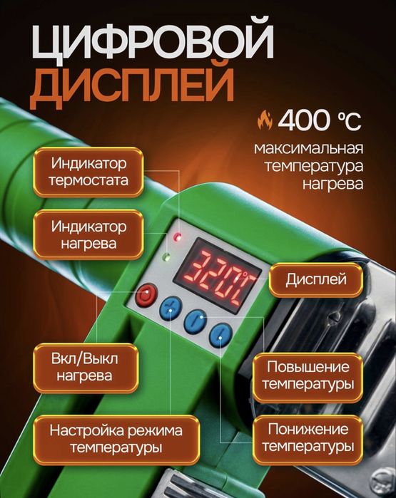 Паяльник для полипропиленовых труб 1200вт