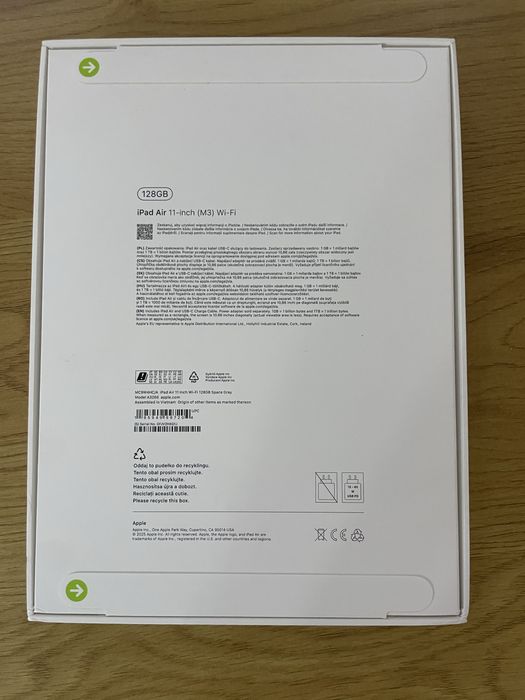 Бартер нов iPad Air 11’ M3 128 WiFi only