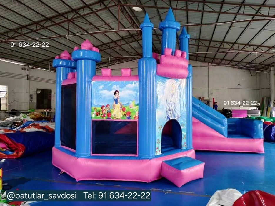 Batut, Батуты, Надувной батут, Каркасный батут, Atraksionlar