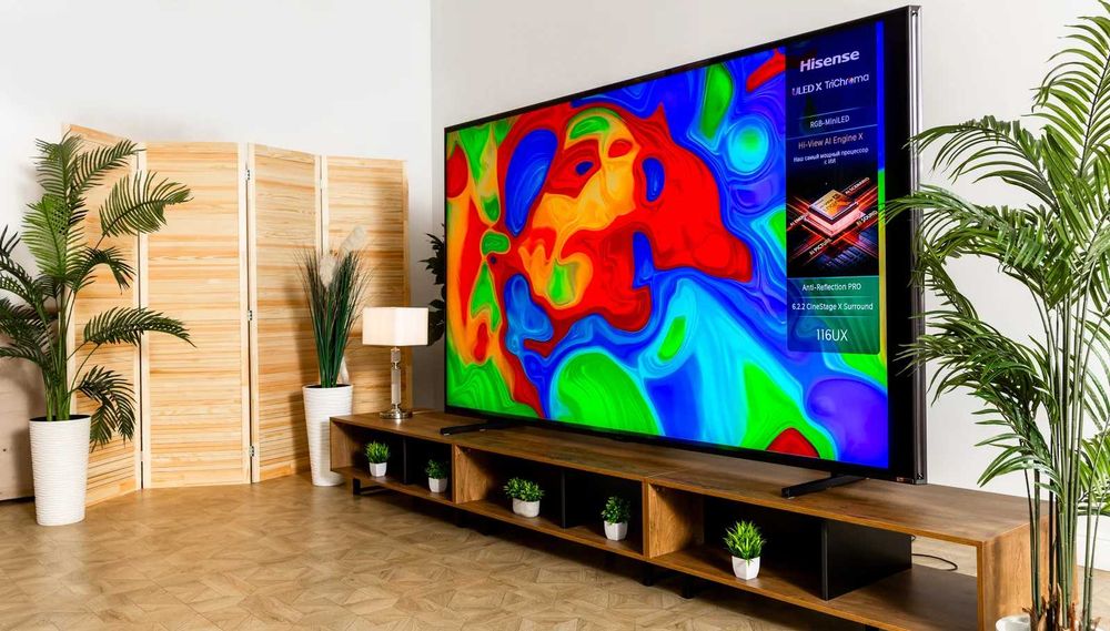 Телевизор RGB Mini LED Hisense 116UXQ (Новинка 2025) RGB Mini LED
