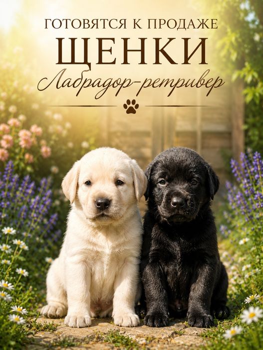 Готовятся к продаже щенки Лабрадор-ретривер