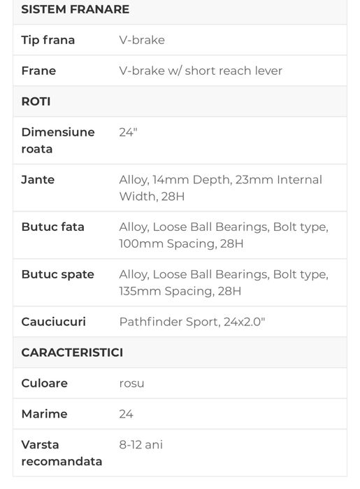 Bicicleta copii Specialized Jett 24