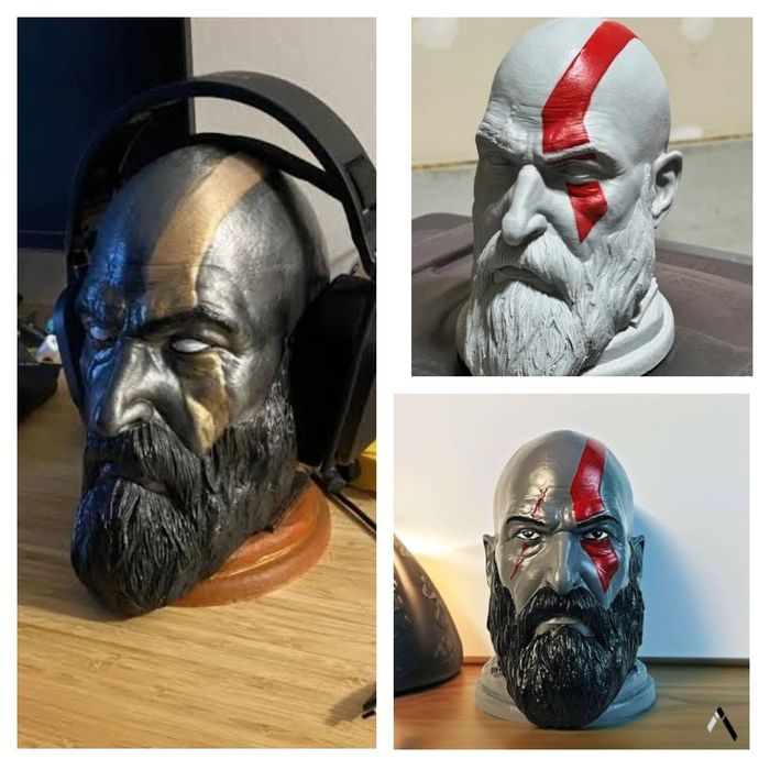 Фигурка, статуэтка,голова Кратос