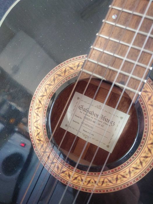 Акустична Китара Ibanez с колан, презареждаща 9 волтова батерия и колан Fender