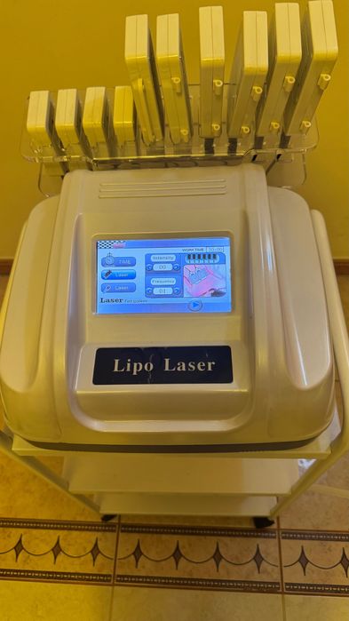 Vand la pachet aparat de drenaj limfatic cu pat si lipolaser