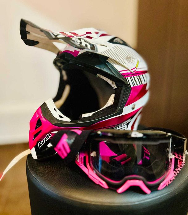 Casca Airoh Aviator 2.3 NOVAK Chrome Pink