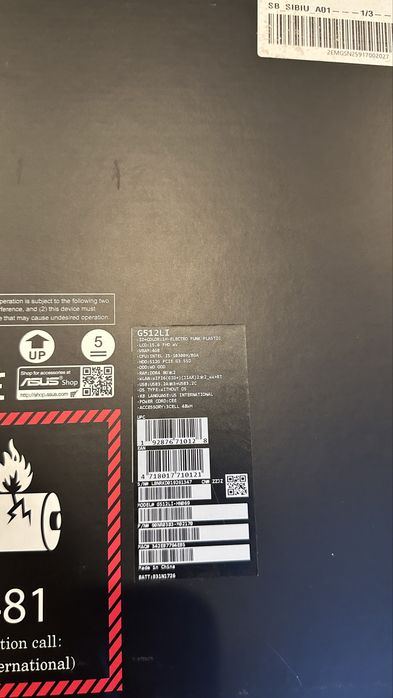 Vand Laptop Gaming Asus Rog G15 Strix G512LI