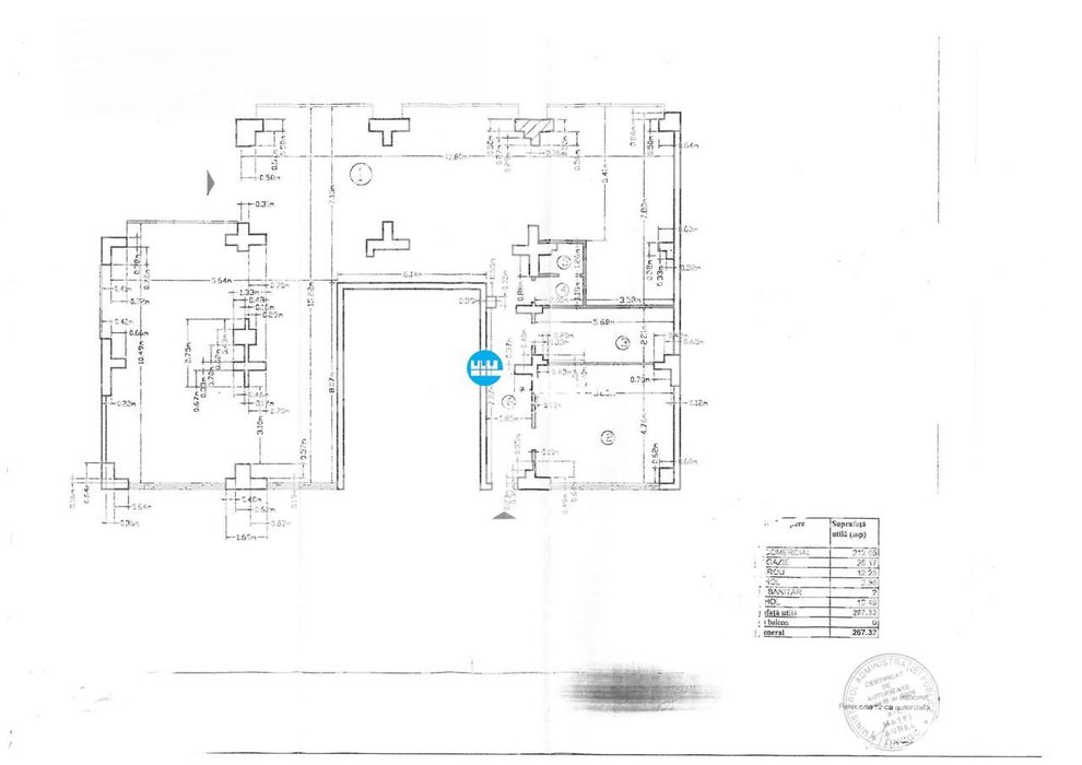 Spatiu comercial de vanzare, supr 268mp, Zona Dacia