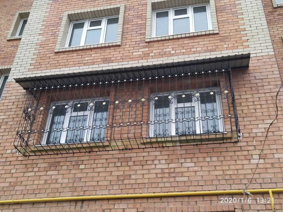 Решотки Панжаралар сифатли хафсизлик учун даставка установка текин