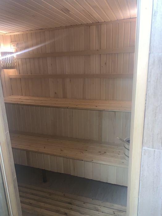 Новая баня на дровах