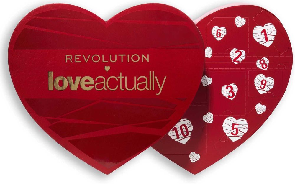 Revolution Адвент календар Love Actually 12 Коледен календар с гримове и козметика Сърце