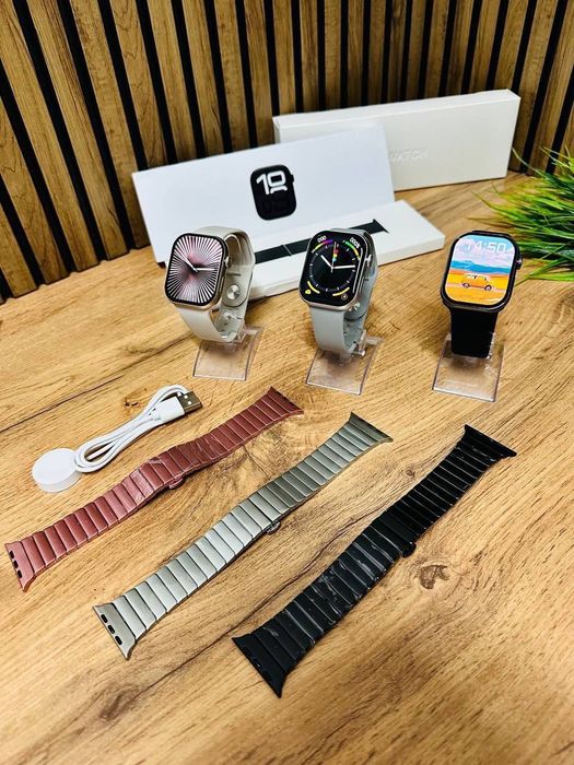 Apple Watch 10 смарт-часы с AMOLED по скидке