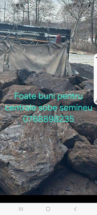 Vând Carbuni lignit sortiți manual foarte  buni pentru centrala termic