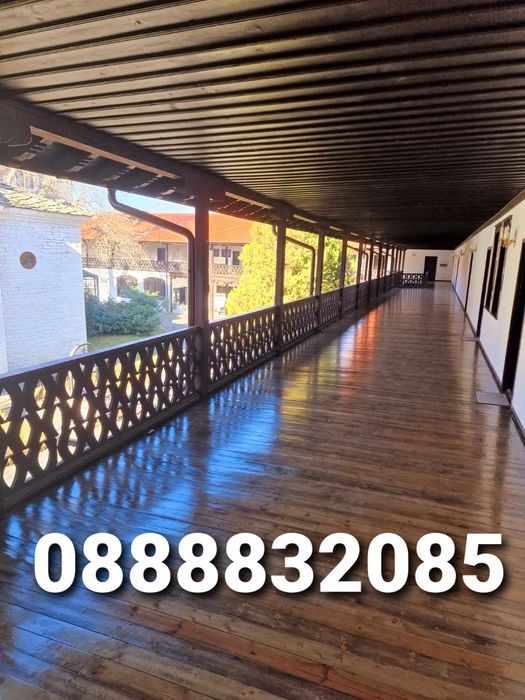 Циклене и лакиране на паркет и дюшеме