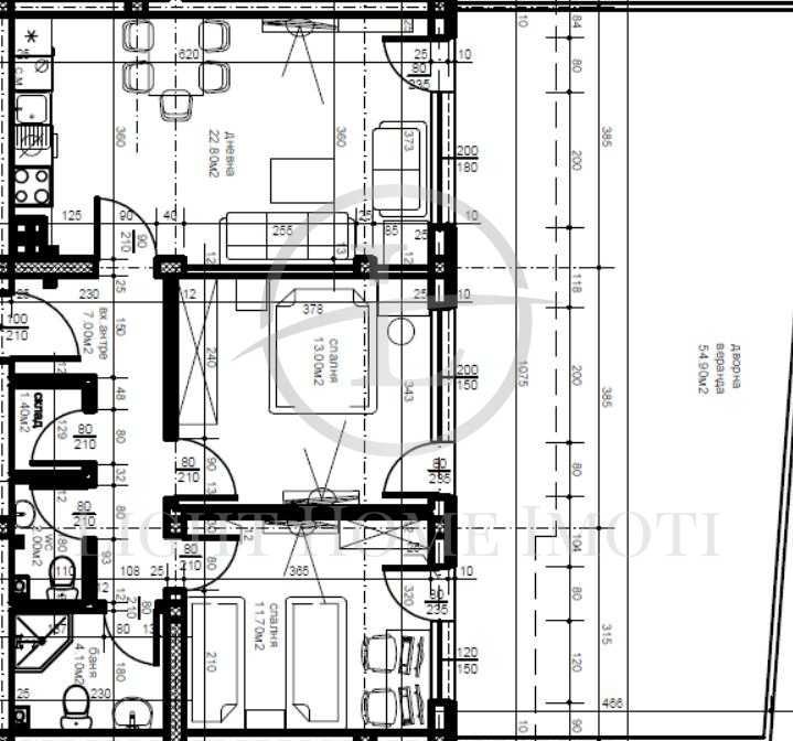 Продава се Тристаен апартамент в Пловдив, Южен - 140 кв.м за 705 €/кв.м - Снимка #3