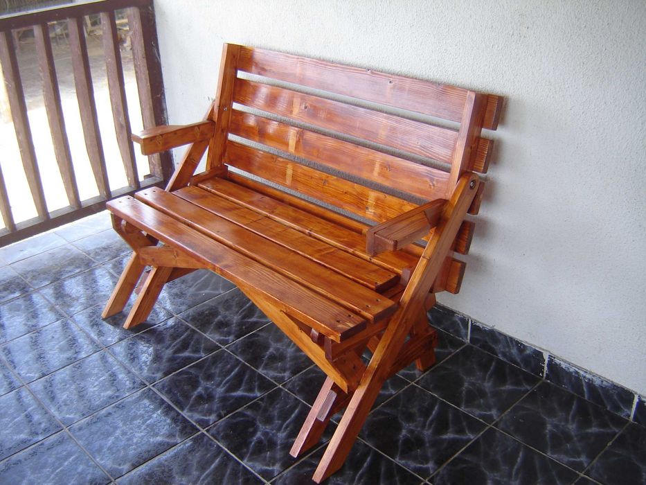 Banca pliabila pentru terase;gradini de 2/4/6 locuri
