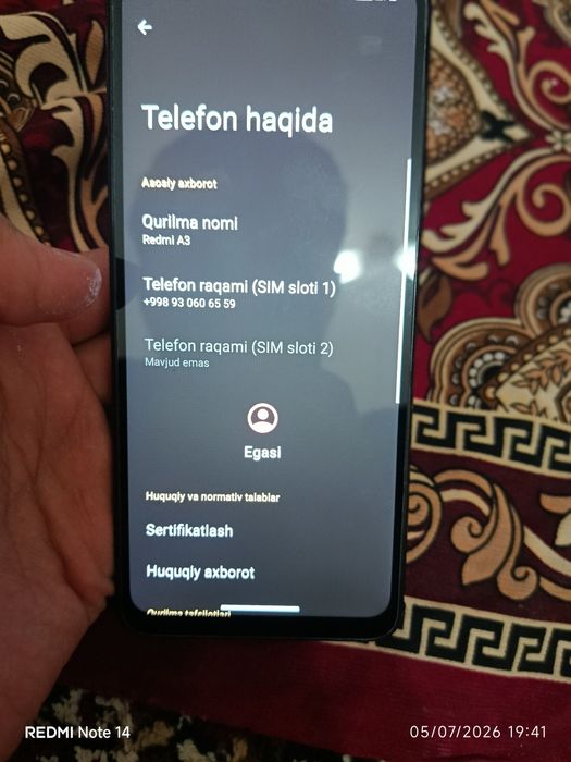 Redmi A3 sotiladi